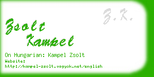 zsolt kampel business card